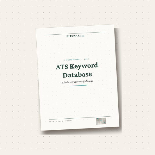 ATS Keyword Database — 1,000+ recruiter-verified terms